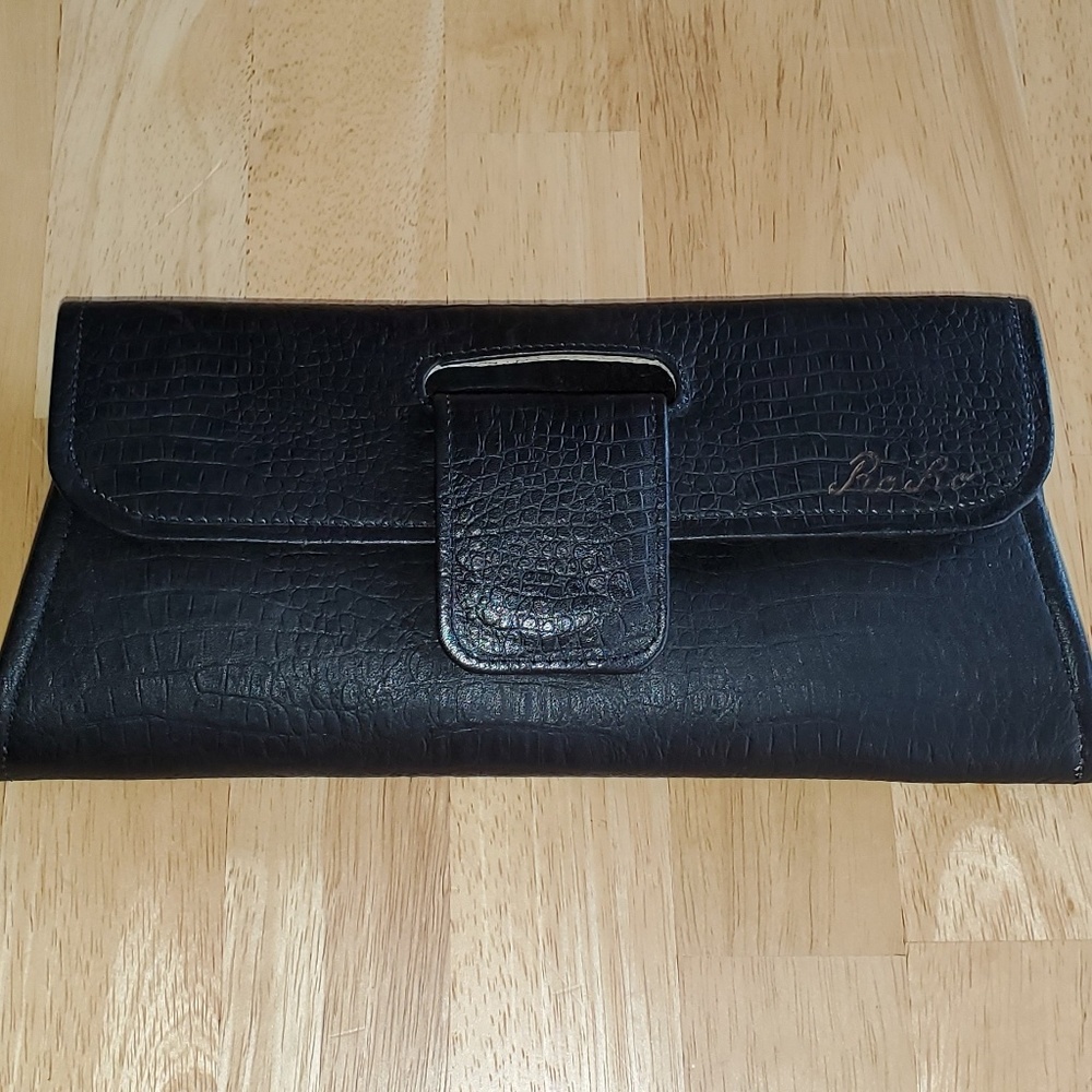 Leather purse, clutch, evening handbag, envelope